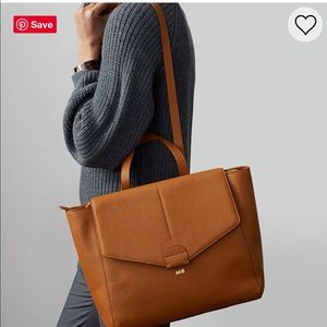 Mark and graham backpack leather diaper bag